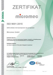Micromec 2022 Zertifikat-ISO-9001_2015